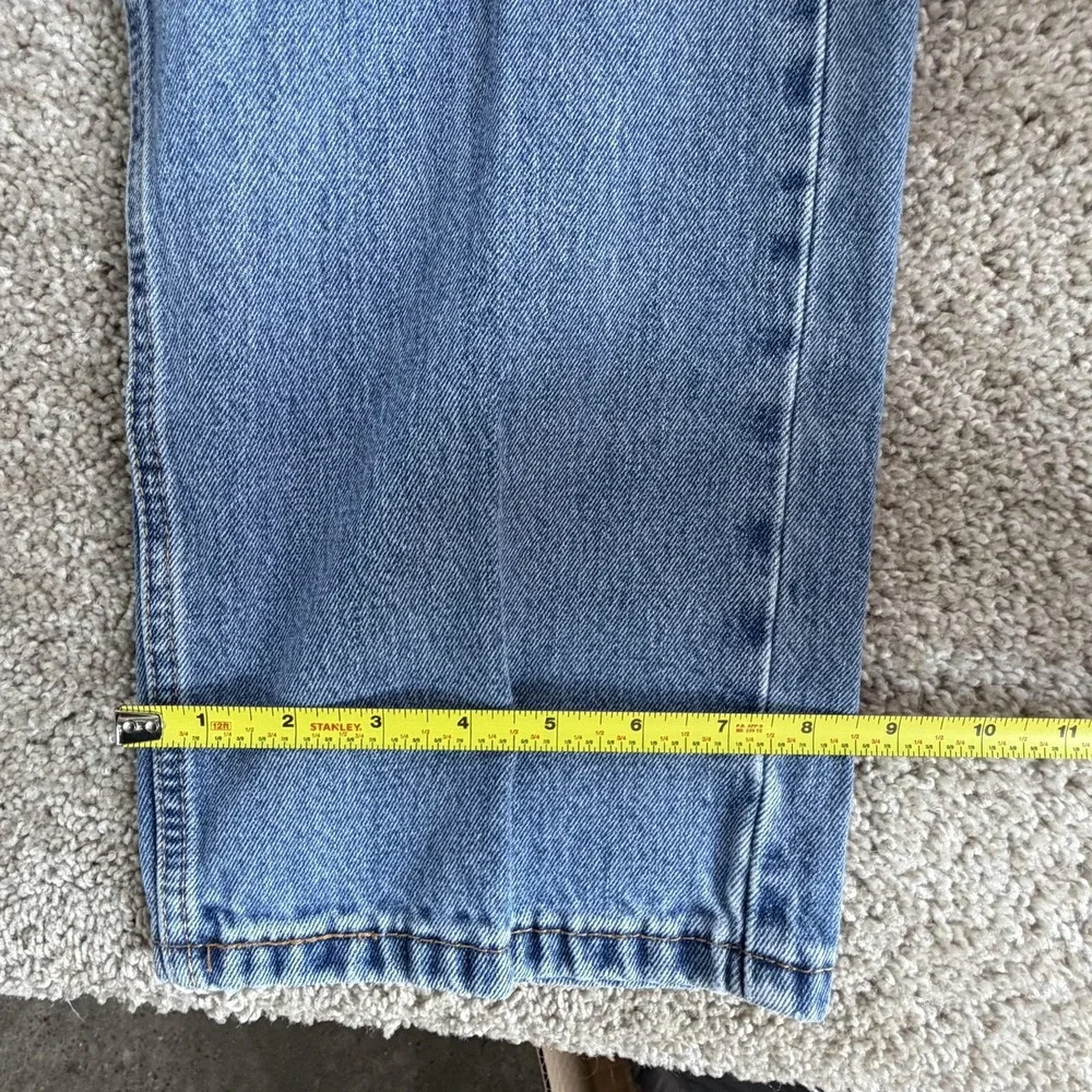 Levis 505 Jeans Mens 38x30 Medium Wash Blue Denim Regular Straight Casual Pants